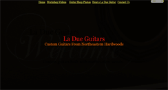 Desktop Screenshot of ladueguitars.com